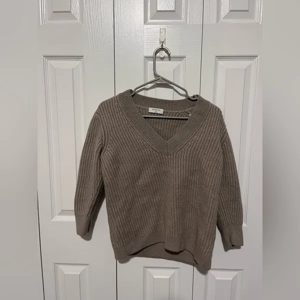 Aritzia Babaton Roger Sweater Taupe Extra Small - Image 2