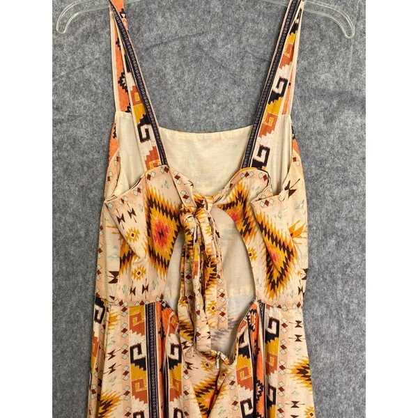 Never Fully Dressed Aztec Tribal Print Maxi Dress Boho Festival UK 12 / US 10 - Image 10