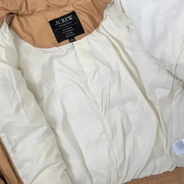 J.Crew Cropped puffer jacket with PrimaLoft Large - Image 6