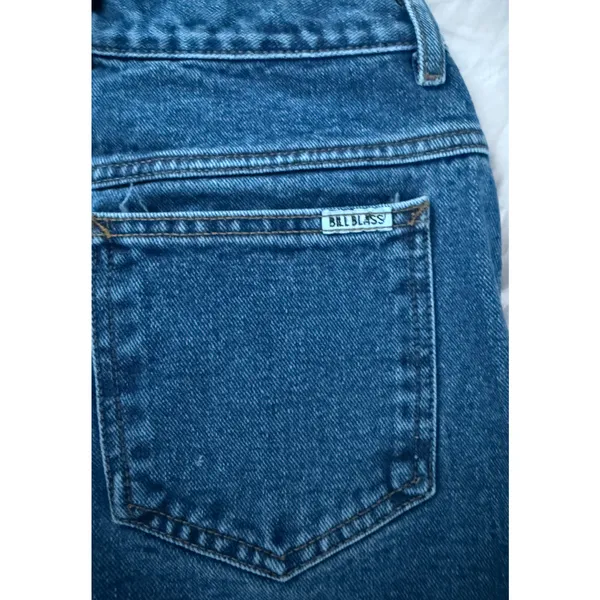 Bill Blass Jeans Womens 26" waist High Rise Mom Blue Cotton Denim Vintage 1990s - Image 9