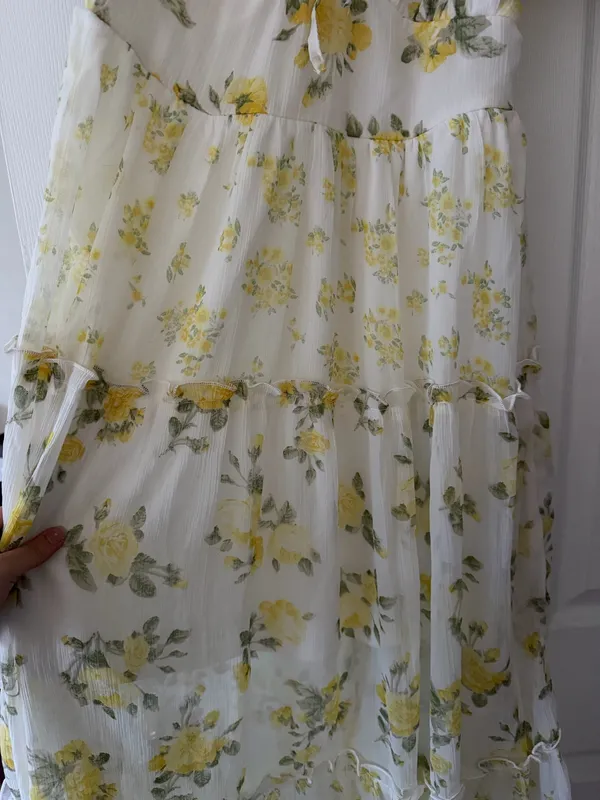 Yellow Flower Sundress Size L - Image 2