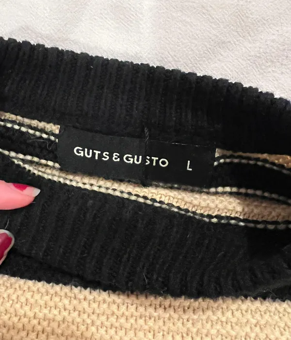 Guts And Gusto Striped Sweater - Image 2