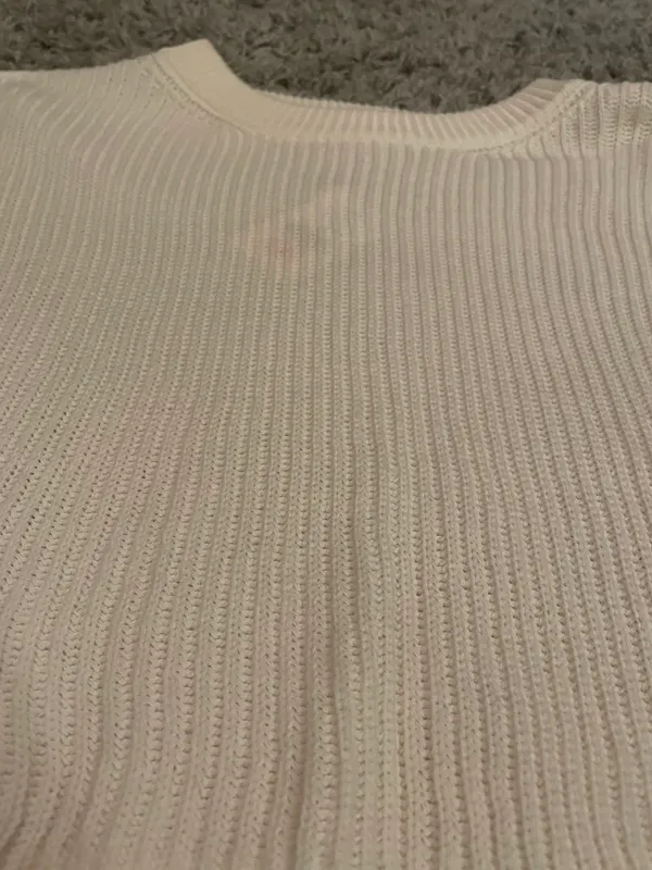 Cotton On White Crop Top Sweater - Image 6