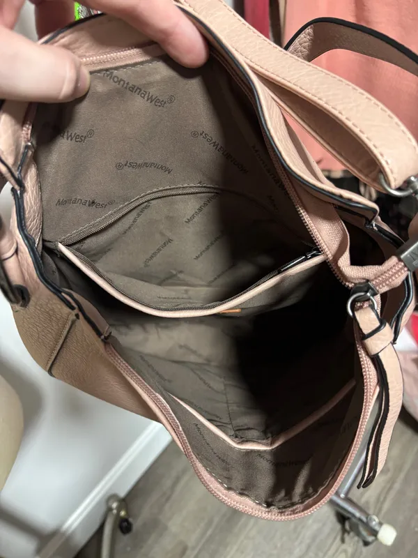 Montana West Faux leather pink shoulder bag - Image 4