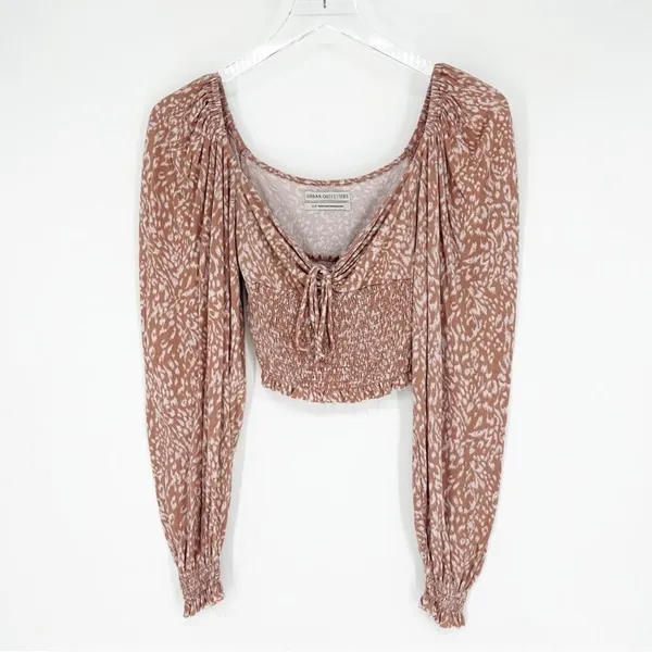 Urban Outfitters Old Soul Cropped Milkmaid‎ Top Women's Size S Cottagecore - Image 2