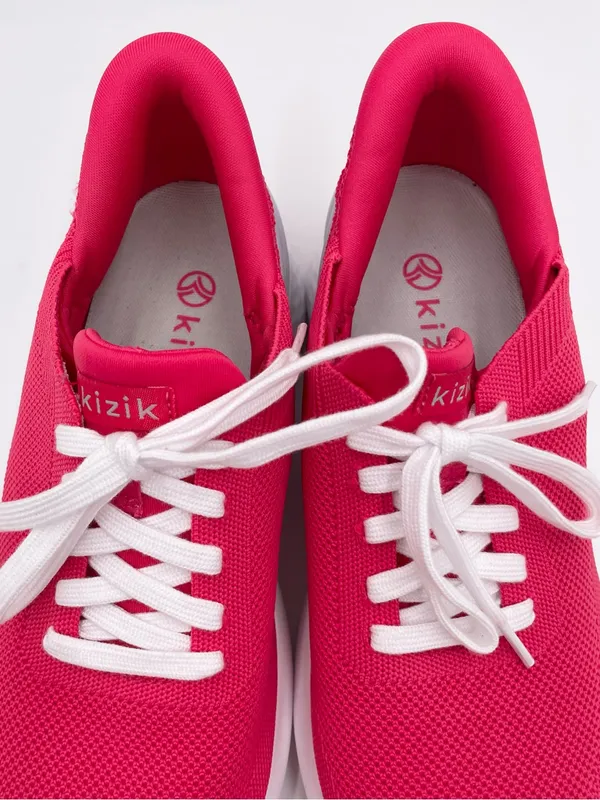 Kizik Athens Shoes Hands Free Slip On Comfort Sneakers Women's Size 8 Wide Pink - Image 6