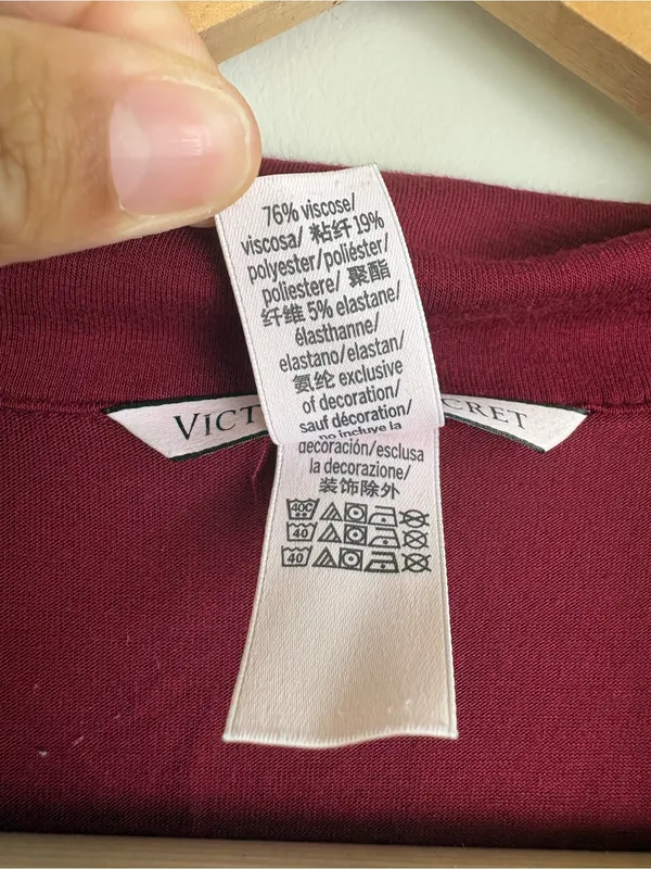Victoria's Secret long-sleeve button-down sleep shirt Size large - Image 5