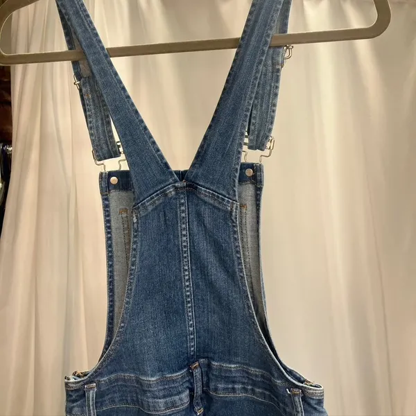 Madewell Denim Overalls‎ Women's Size S Light Wash Stretch Skinny Jeans - Image 8
