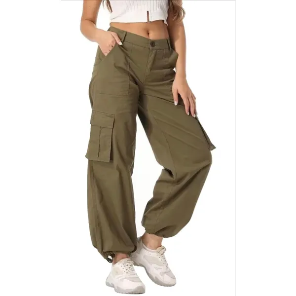 NEW Wide Leg Cargo Cotton Blend Baggy Streetwear Trousers Pants 18 40/30 - Image 7