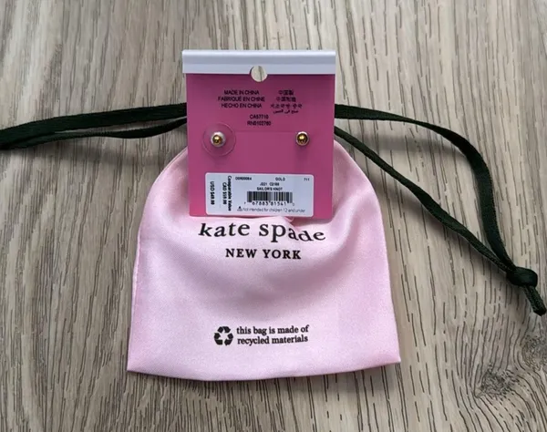 Kate Spade Gold Earrings - Image 2