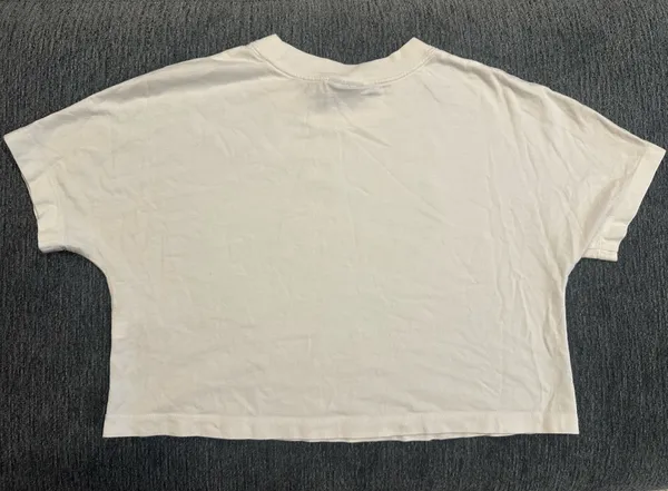 Nike Cropped Double Swoosh T-Shirt - Image 4
