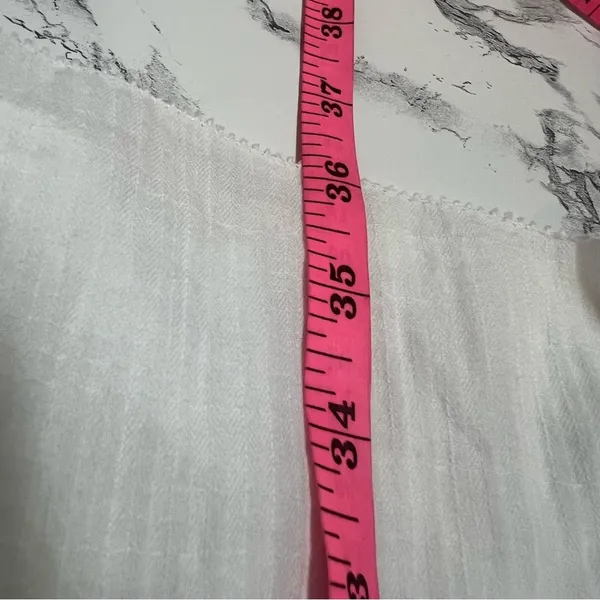 J. Crew Garden Dress In‎ Soft Gauze white Sz M TALL - Image 8