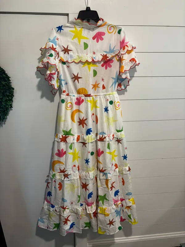 Charm Ruffle Maxi Dress - Image 5