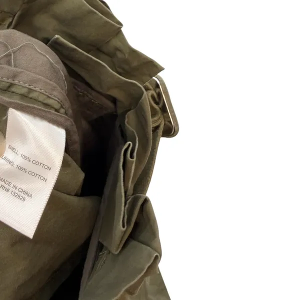 L'Academie The Virgil Pant Olive Green Paperbag Belted Utility Pants Size XS - Image 10
