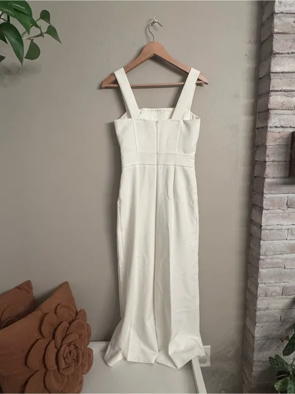 KAREN MILLEN Square-Neck Jumpsuit - Image 5