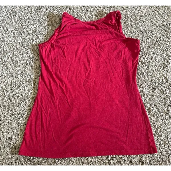 Merona Women's Red Tank‎ Top Size Small - Image 5