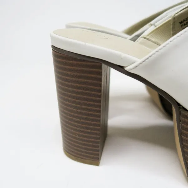 Urban Outfitters Ellie White Platform Mules - Image 6