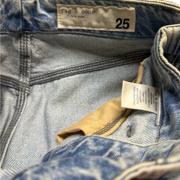 ✨👖 Rag & Bone‎ High-Rise Tie-Waist Panel Denim Jeans Sz 25 👖✨ - Image 6