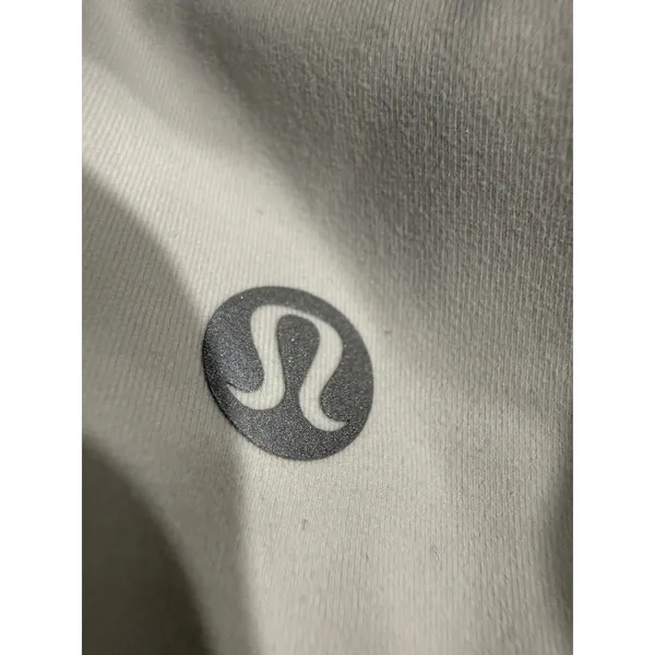 Lululemon Energy‎ High Neck Longline Bra White Size 10 Racerback Sports Bra flaw - Image 6