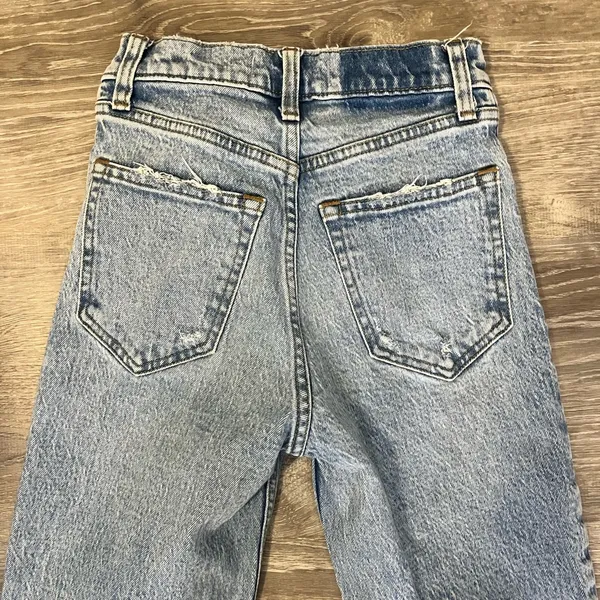 Abercrombie & Fitch Light Blue High Rise Jeans - Image 4