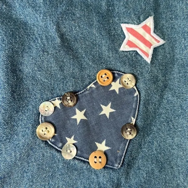 Vintage '90s NEW DEADSTOCK‎ Cambridge Country Store patriotic skirt size 8 - Image 5