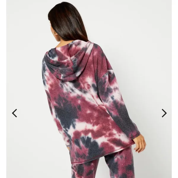 Chaser Tie Dyed Maternity Hoodie - Image 2