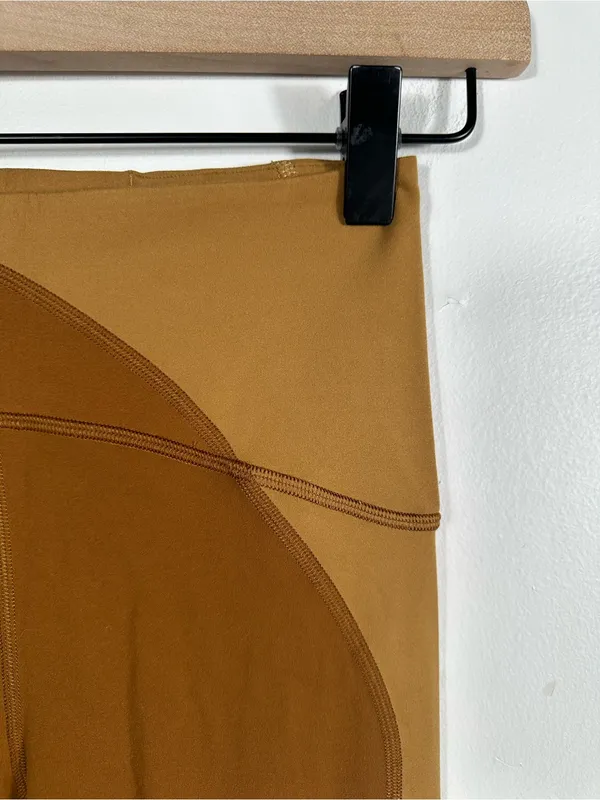 Lululemon Nulu Colour Block High-Rise Tight‎ 25” Copper Brown Leggings Size 4 - Image 7