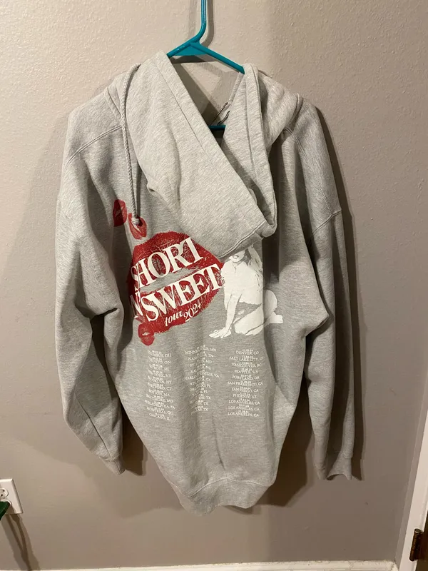 Sabrina Carpenter Short N Sweet zip up sweatshirt - Image 2