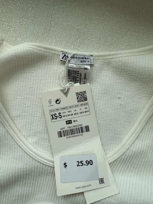 NWT Zara Crop Top - Image 4