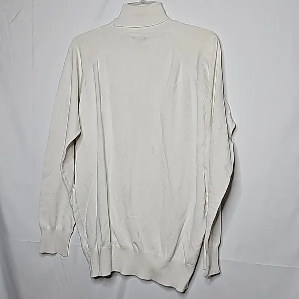 Alcott Black Label white turtle neck long sleeve sweater sz XXL - Image 5