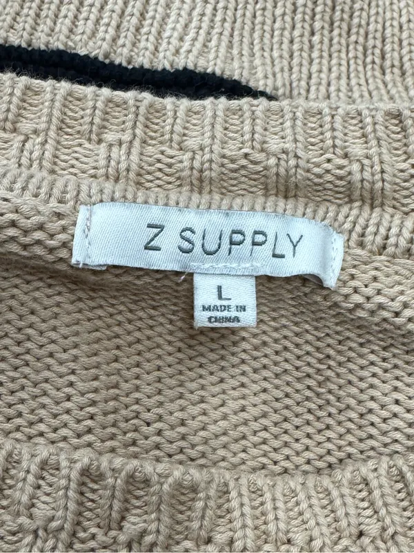Z Supply Boyfriend Striped Sweater Women’s Large - Image 4