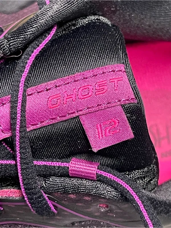 Brooks Ghost 12 Women's Running Shoes Black/Fuchsia Size 10B - Image 7