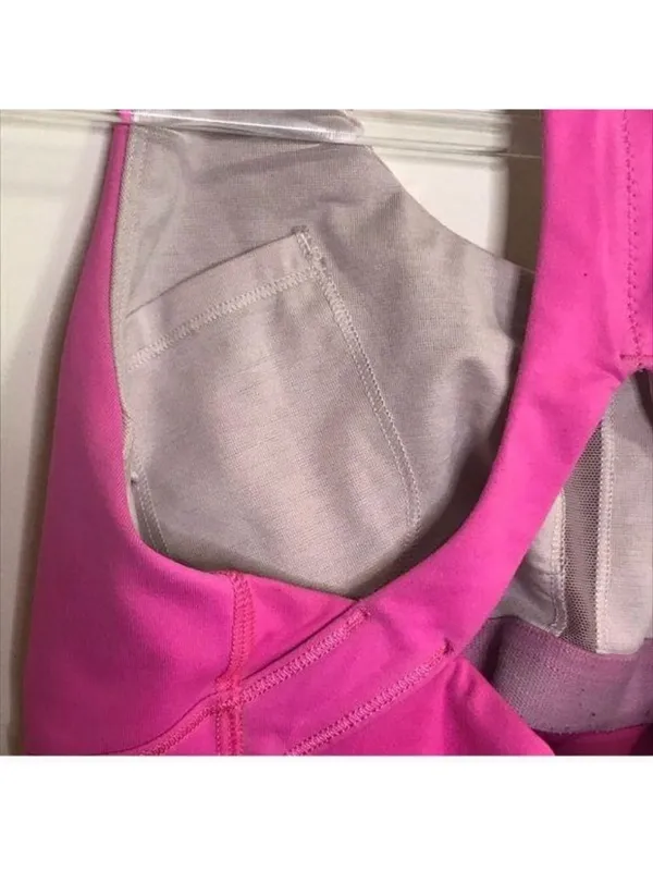 Lululemon Athletica Run: Fast Track Racerback Tank Top Size 6 Pink Womens Athlet - Image 8