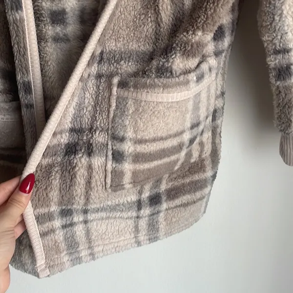 UGG Koolaburra Plaid Sherpa Cardigan - Image 3