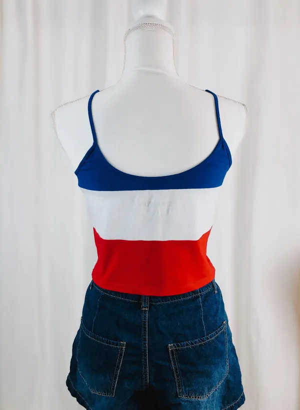 Chemistry Multicolor Nasa Crop Top Size L - Image 2