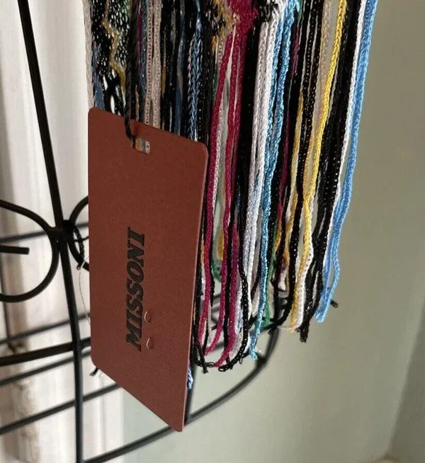 Missoni multicolored striped zigzag Scarf - Image 5
