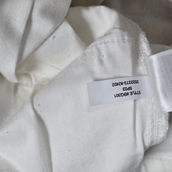 J. Crew 9" demi-boot crop jean in white wash‎ 33 NWT - Image 5