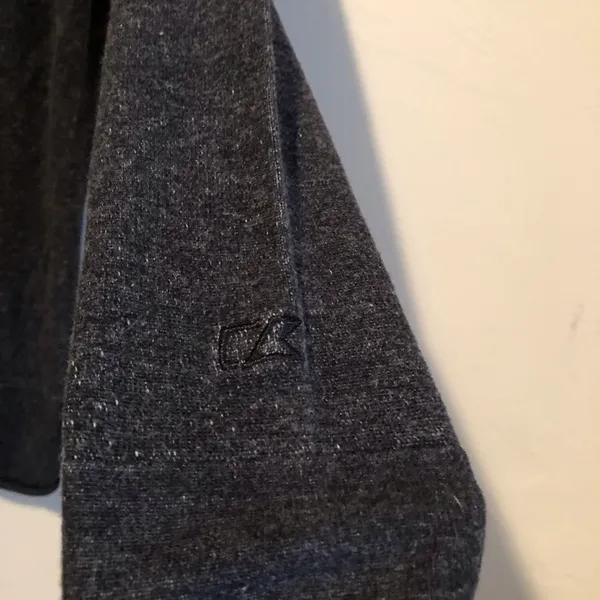 Cutter & Buck Dark Gray V-Neck Knit Sweater Classic‎ Soft - Image 5