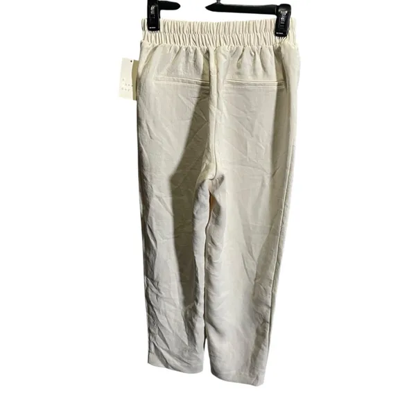 A New Day XS Polyester Blend White Pull-On‎ Pants career flowy - Image 5
