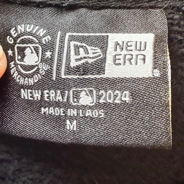 Chicago Cubs MLB‎ Crewneck Sweatshirt Black Blue Medium Logo Pullover - Image 2