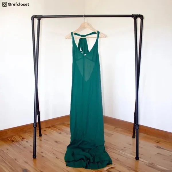 1HR SALE ⚡Reformation Evalina Dress (Emerald) - Image 3