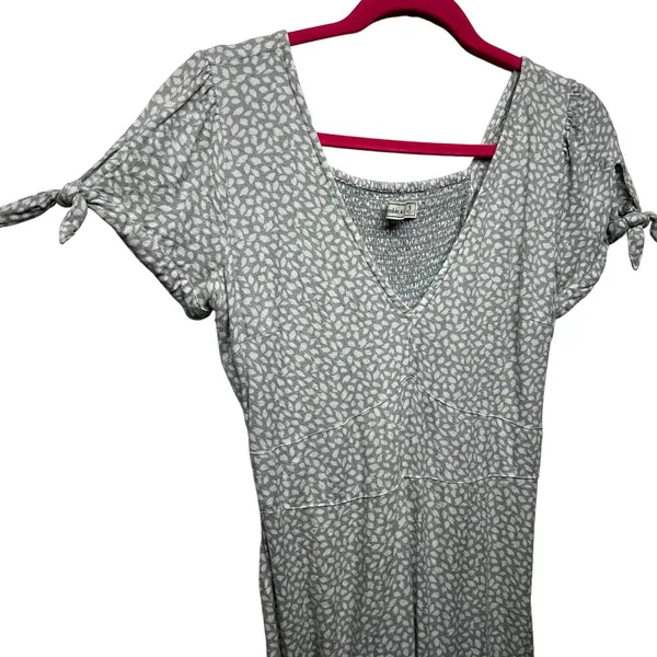 Abercrombie & Fitch Womens Mini Dress Small Fairy Cottagecore Babydoll Smocked - Image 7