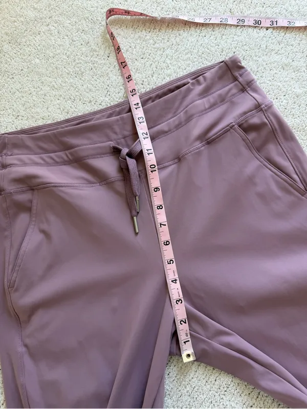 Halara SoftlyZero Plush High Waisted Full Length Jogger Large Mauve Purple - Image 8