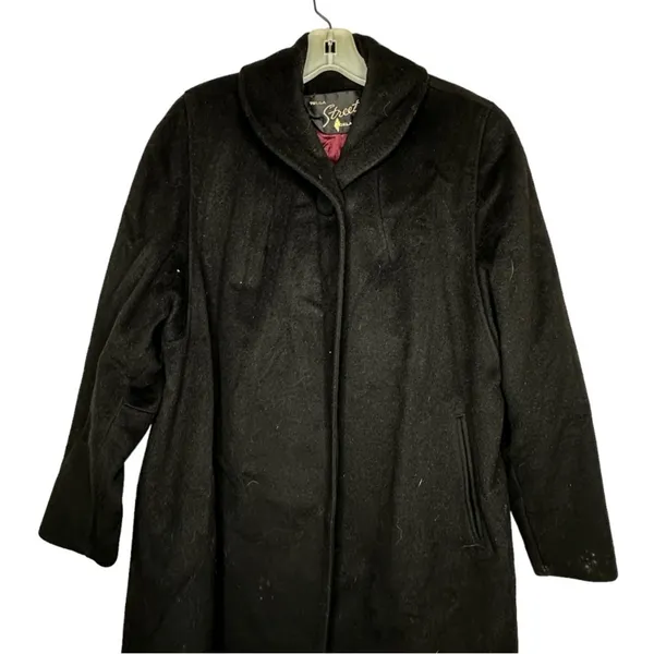 Vintage Street's Presentation Black‎ Coat Black Size M - Image 2