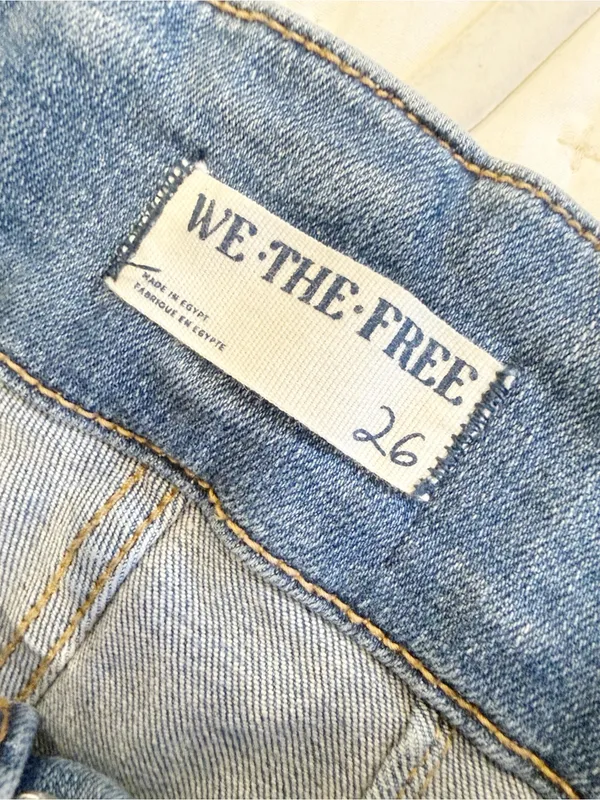 FREE PEOPLE WE THE FREE Jayde Flare Jeans High Waist size 26 - Image 7