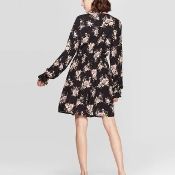 5/$30 🎈 Xhilaration large floral‎ long sleeved dress - Image 10