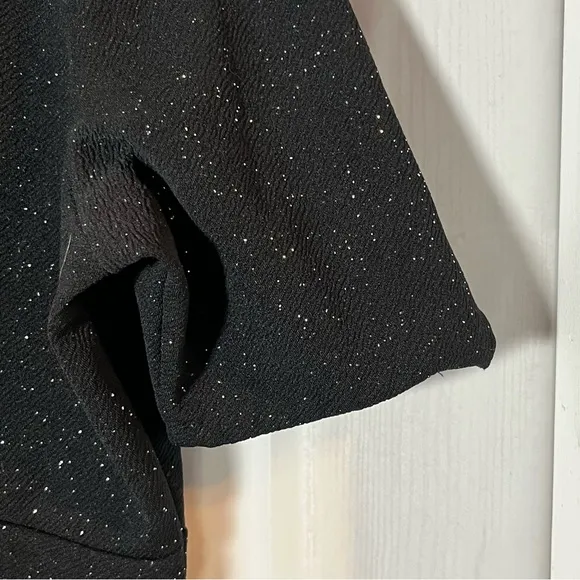 Dorothy Perkins Black Sparkly Maternity‎ Dress Womens Sz 10 Party Event Babymoon - Image 6