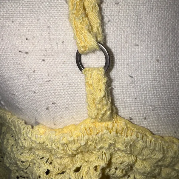Live to be spoiled Ruffled crochet off the shoulder dress - Image 8