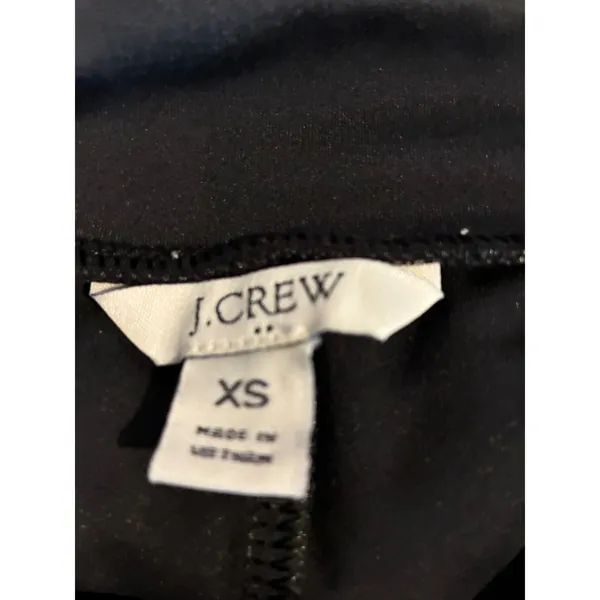 J.Crew Women's Pleated Active Skort Skirt Black‎ Athletic Sports Casual Size XS - Image 3