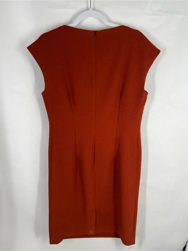 M.M.LaFleur Marilyn Dress Adobe Rust Orange Size 8 NWT - Image 8